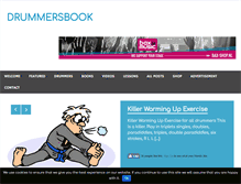 Tablet Screenshot of drummersbook.com